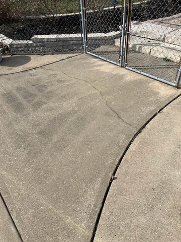 Cracked Concrete Slab