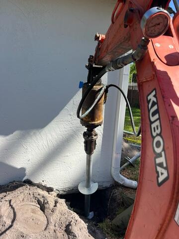 Installing Helical Piers