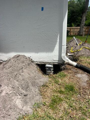 Complete Helical Pier Installation