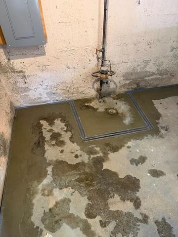 Basement Surface Drainage System