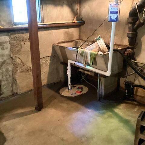 Sump Pump System Was Upgraded