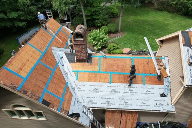Seam Tape and Ice & Water Shield Installation
