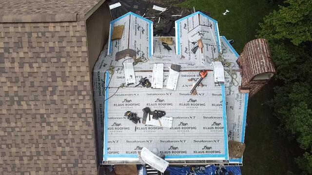 Small Roof Section Protected