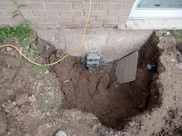 Piers capped off