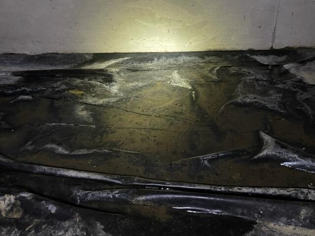Water Intrusion Into Crawl Space