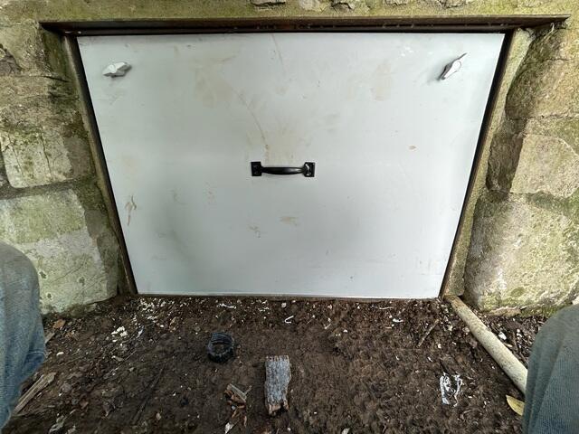 New Crawl Space Door