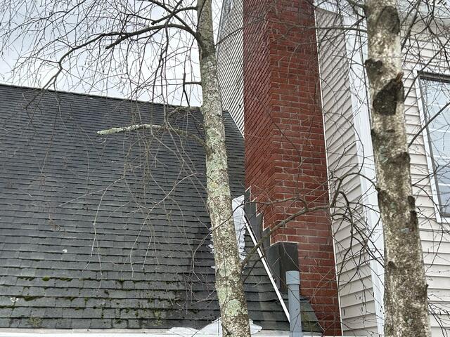 Chimney Area Before Replacement