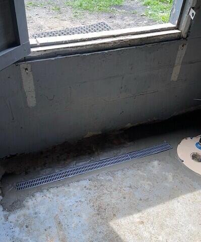TrenchDrain Grated Basement Drain