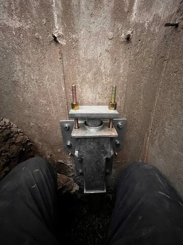 Push Piers Pressurized