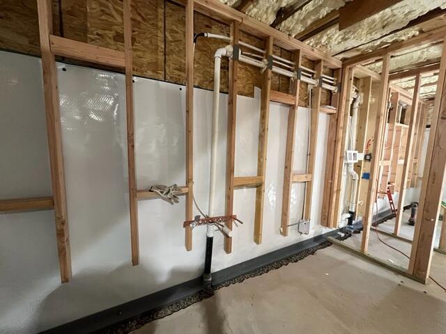 Basement Wall Waterproofing System Installation