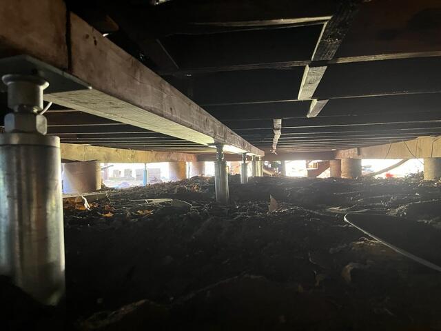 SmartJacks Installed Throughout Crawl Space