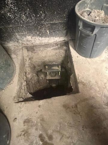 Push Pier Installed