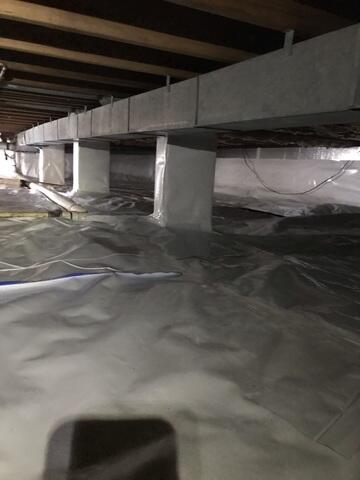 Fully Encapsulated Crawl Space with CleanSpace