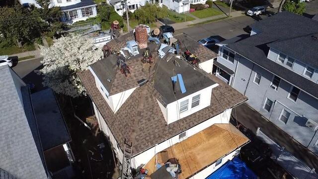Shingle Installation Across Multiple Sections