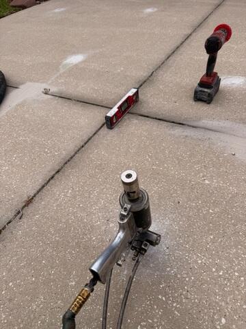 Leveling Concrete Driveway