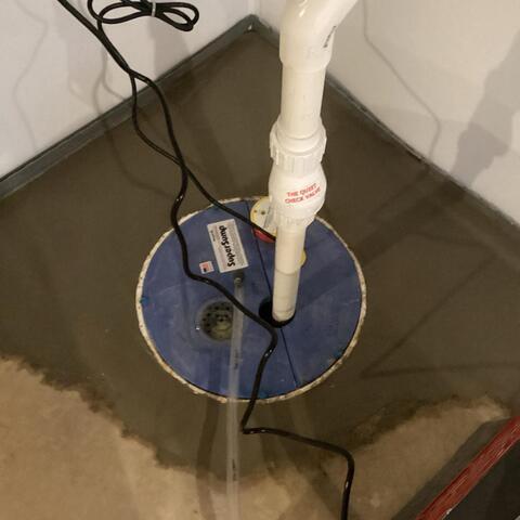 A Super New Sump Pump