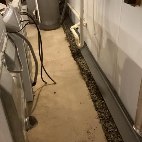 New Perimeter Drainage System