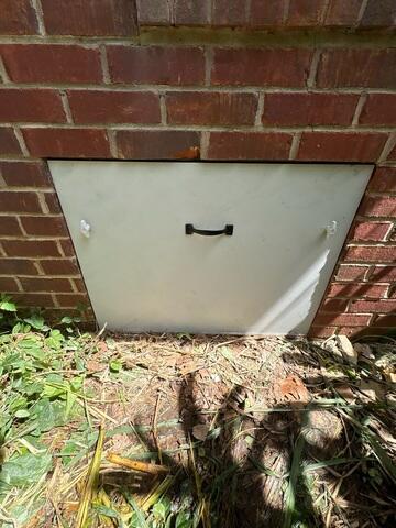 New Crawl Space Door