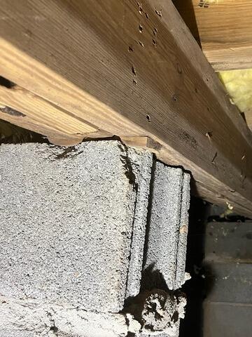Failing Crawl space Supports