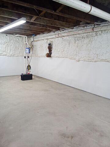 Waterproofed Basement