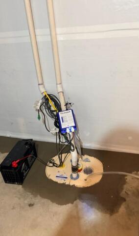 Triple Safe sump pump system