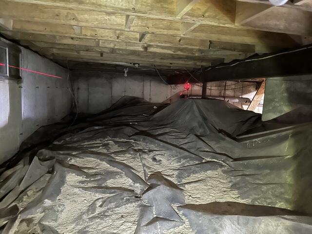 Damp Crawl Space