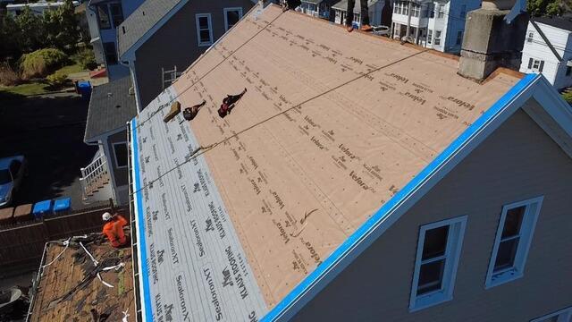 Underlayment and Edge Protection Installed