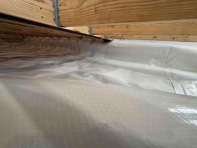 Crawl Space Moisture Barrier