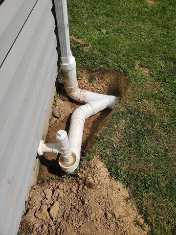 Extending the Sump Pump Line