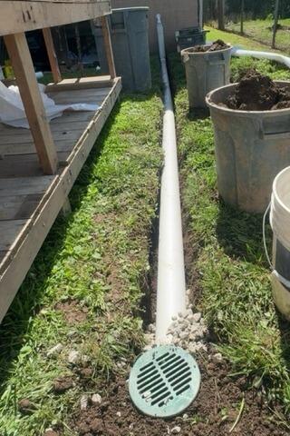 LawnScape Discharge Outlet