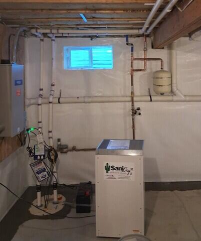 SaniDry XP Dehumidifier & TripleSafe Sump Pump