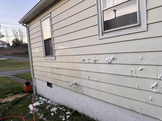 Aluminum exterior wall insulation