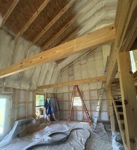 Roof deck insulation