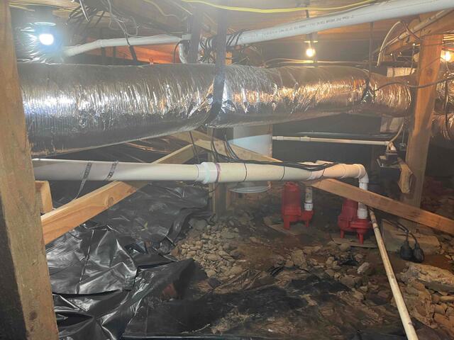 Dirty Crawl Space In Need of Tune-Up