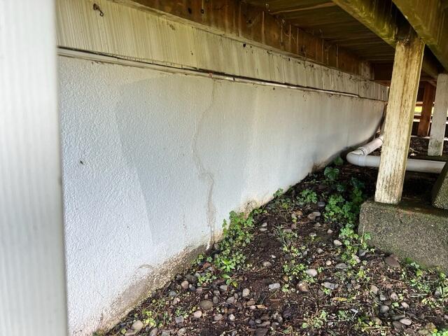Outside Foundation Wall