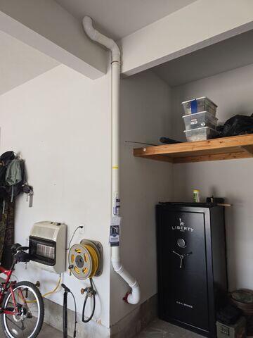 Garage piping