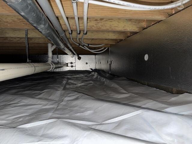 Completed Crawl Space Insulation Project