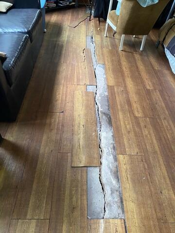 Interior Foundation Concrete Slab Crack
