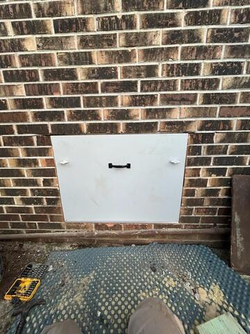 New Crawl Space Door