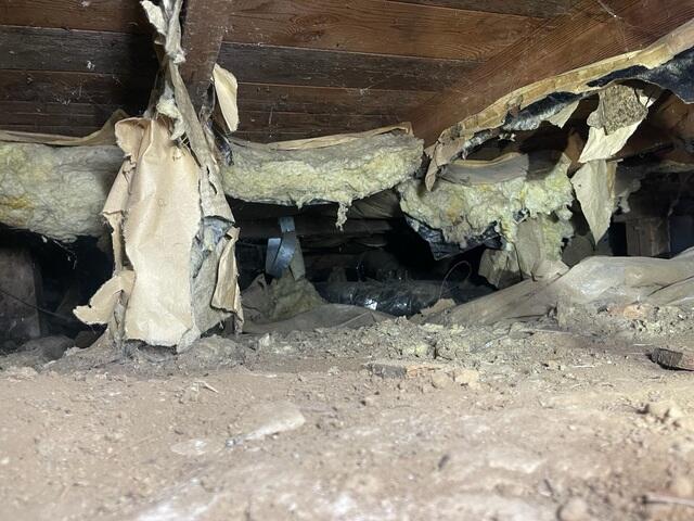 Very Dirty Crawl Space
