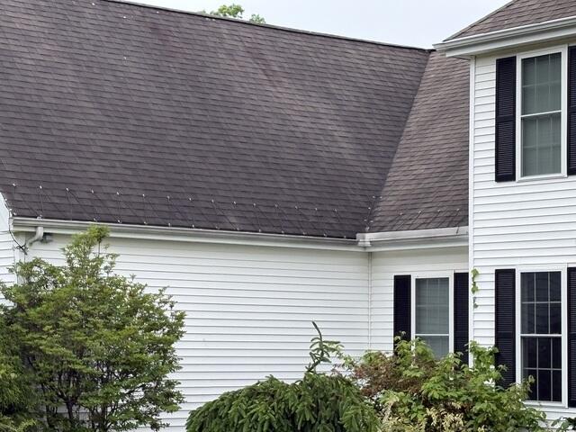 Existing Roof Wear Documented
