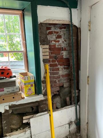 Brick Foundation Wall Topper Dislodging