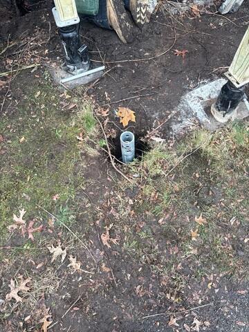 Helical Piers Driven into Soil