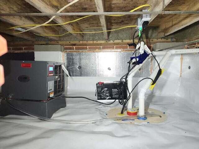 Dehumidifier and SmartSump pump