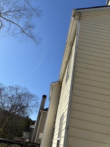 Downspouts replacement needed