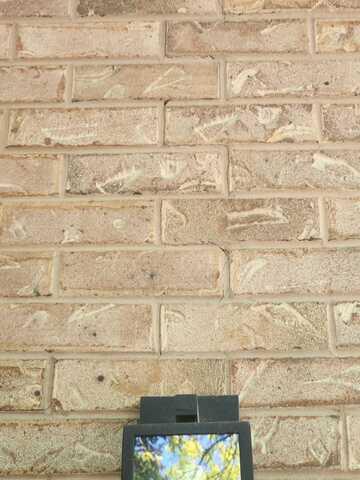 Close-Up of Stair-Step Foundation Crack After lift