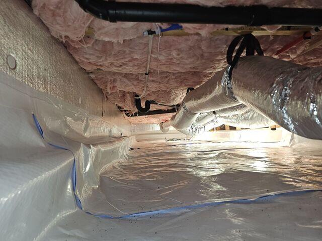 A completed crawl space encapsulation!