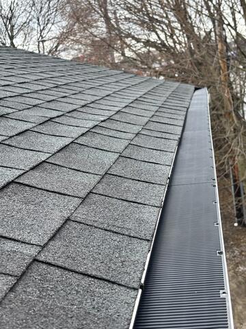 After Gutter Guard Inserts