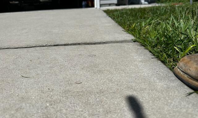 Uneven Concrete Slabs