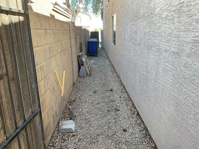 Foundation Repair Area Prior to Stabilization in El Mirage